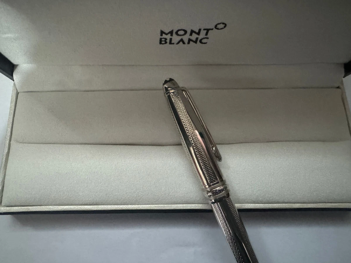 Montblanc Meisterstuck Solitaire 163 Ballpoint Pen with Silver Trim