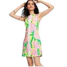 NWT: LILLY PULITZER Target Flamingo Floral Pineapple Dress Size 10 (G310)