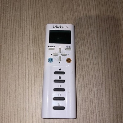 i-clicker i-clicker2 Wireless Student Remote Control Clicker White FOR PARTS NW