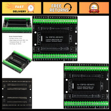 2PCS ESP32 Breakout Board with Terminal Blocks, GPIO Expansion, 3 Output Types