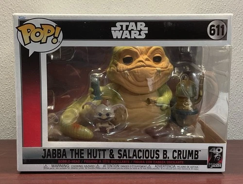 Funko Pop! Moments: Star Wars - Jabba The Hutt & Salacious B. Crumb #611