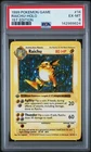1999 POKEMON BASE SET 1ST EDITION #14 RAICHU-HOLO PSA 6