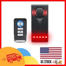 Durable Wireless Car Security System: 108dB Alarm & Easy Magnetic Installation