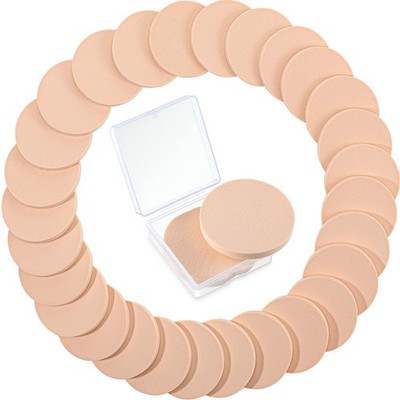 Patelai 100 Pieces Round Makeup Sponges 1 Count (Pack of 1), [Images] 