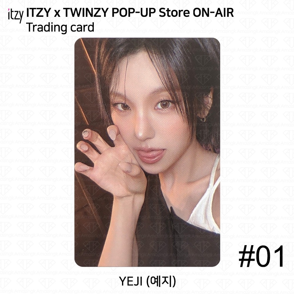 ITZY ユナ ミラー トレカ セット TWINZY twinzy POPUP ITZY x TWINZY POP-UP Store ON-AIR Trading Card Benefit Photocard