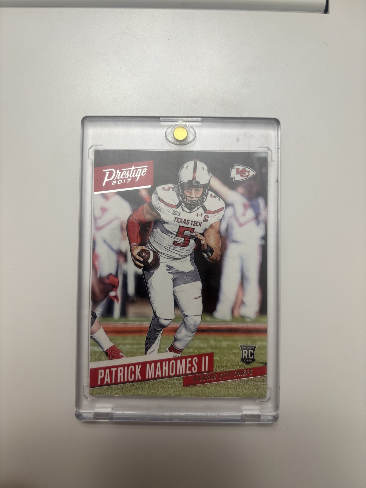 2017 Panini Prestige - Rookie Patrick Mahomes II #232 Xtra Points Red (RC)