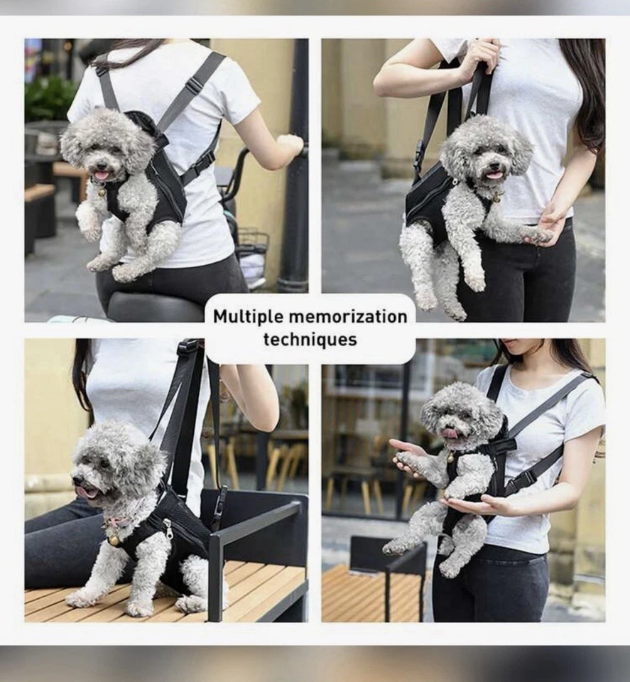 Mochilas delanteras portadores para perros y mascotas / Backpacks for dogs - Image 2 of 3