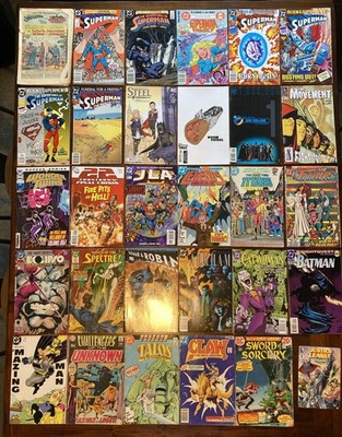 DC Comics Lot of 30 Books ~ Various Titles ~ READER Condition ~ 1960s To Modern