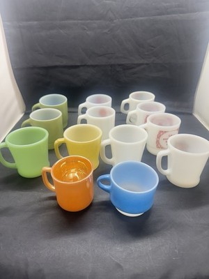 ANCHOR HOCKING FIRE KING VINTAGE 13 PIECE COFFEE MUG CUP