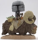 Funko Pop Deluxe #416 The Mandalorian on Bantha with Child Grogu Loose 2020