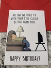 Birthday Funny Getting Older Husband Dad Uncle 4.6x6.6” Blank Greeting Card