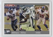 2004 Topps Total Mark Simoneau Nate Wayne Dhani Jones #298 7j0