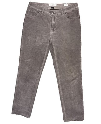 BRAX Cooper Fancy EVOLUTION CORDUROY 5-Pocket Pants Gray Mens Size 36X31