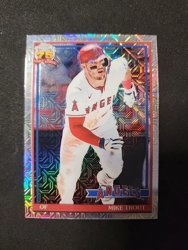 2026 Topps Series 1 Mojo Refractor Mike Trout #91C-42 Silver Pack - Angels!