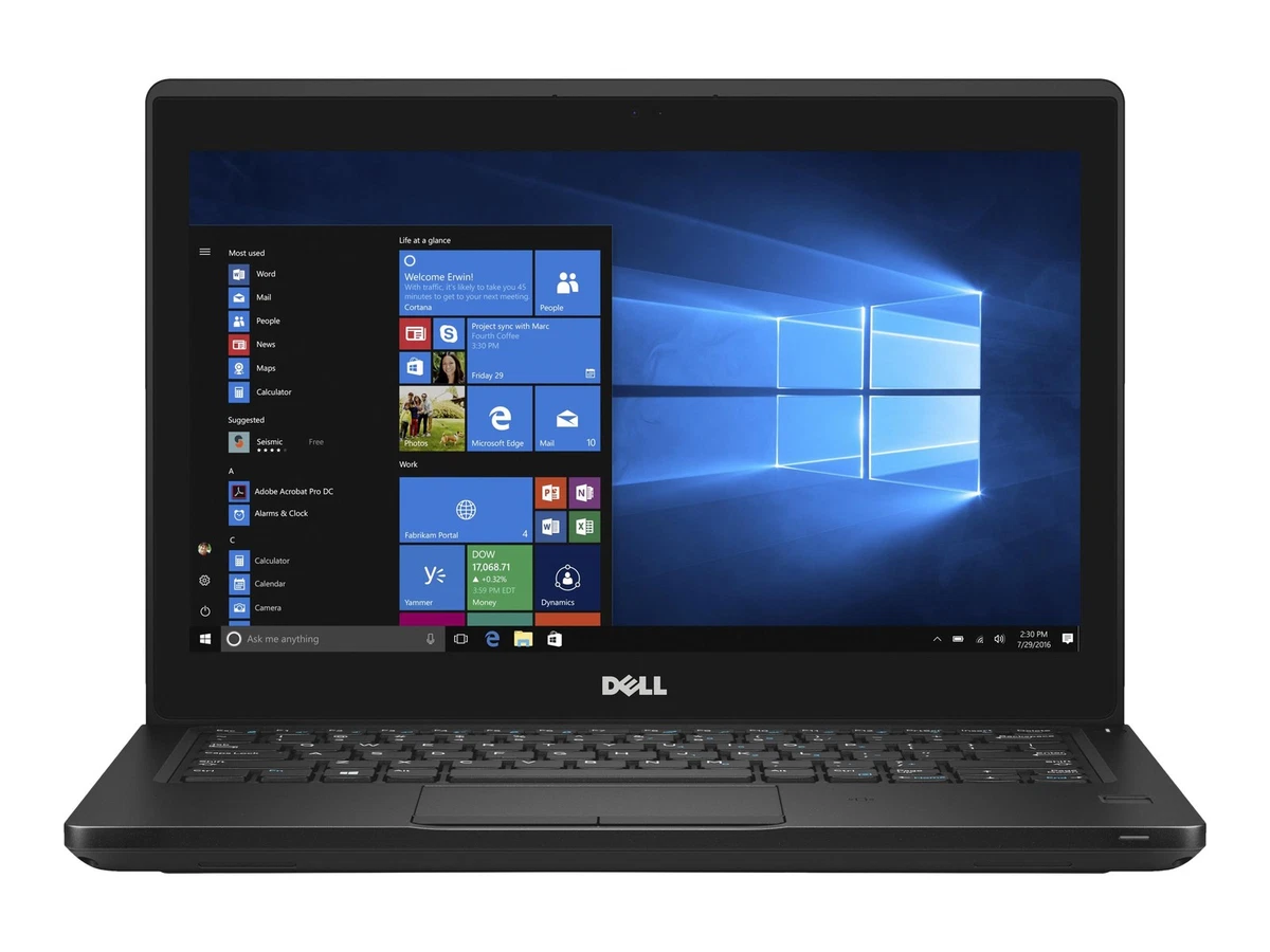 Dell Intel Core i5 7th Gen. PC Laptops & Netbooks 12-12.9 in