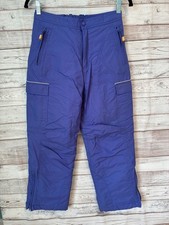 L.L. Bean ski snow pants purple girl's size 14