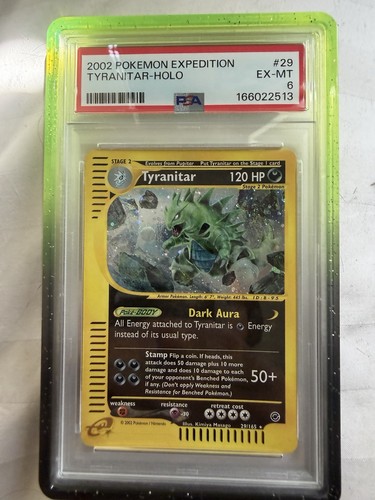 Tyranitar graded PSA 6 for sale on eBay