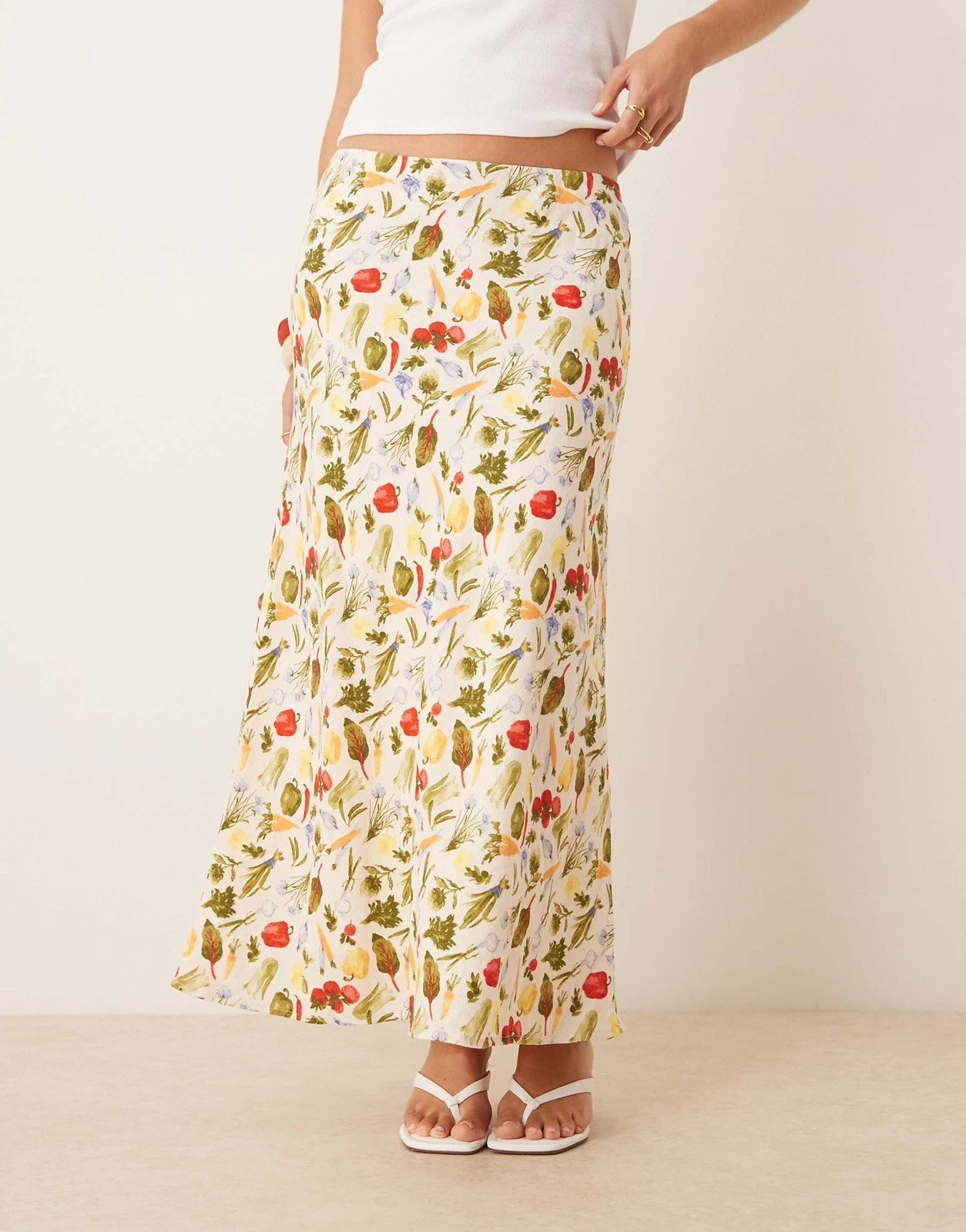 New Abercrombie & Fitch Linen Blend Maxi Skirt Vegetable Print Lined, Small Tall
Opens in a new wind