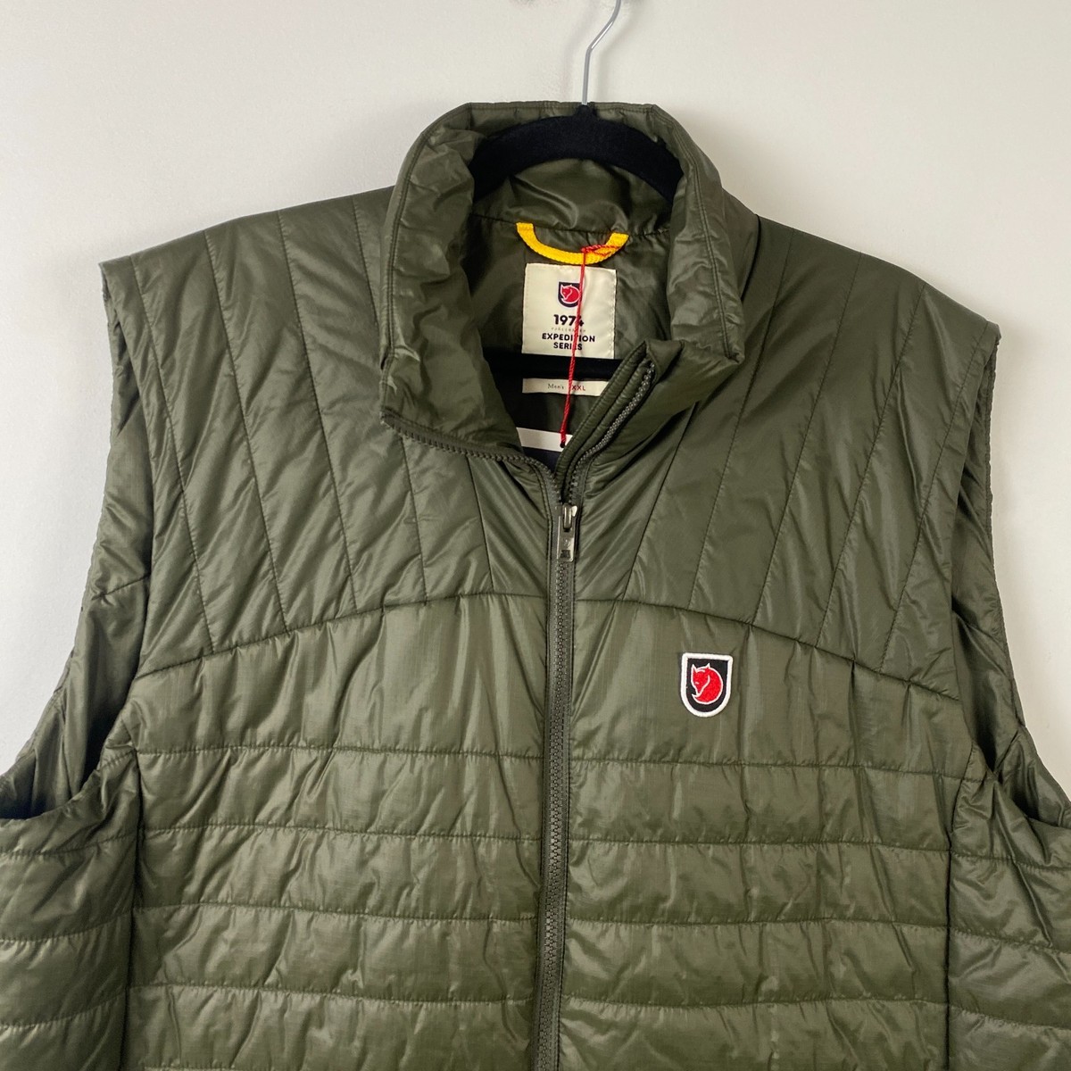 Fjallraven Expedition 1974 X-Latt Vest Mens XXL Green Full Zip | eBay
