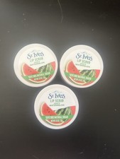 3-pk St Ives Lip Scrub Juicy Watermelon Tinted Natural Sugar 0.5 ounce