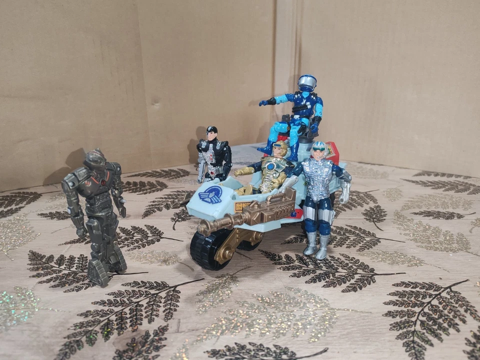 CAPTAIN POWER - VEHICULE MAGNACYCLE + 6 FIGURINE JONATHAN - MATTEL VINTAGE 1986 - Photo 1/4