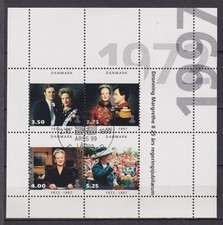 p2282/ Denmark Royal Queen Sheet Block 1997