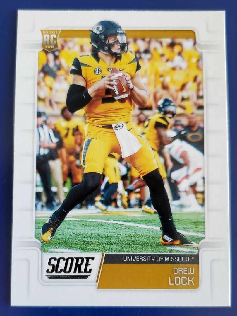 2019 Score Drew Lock Denver Broncos #334 RC