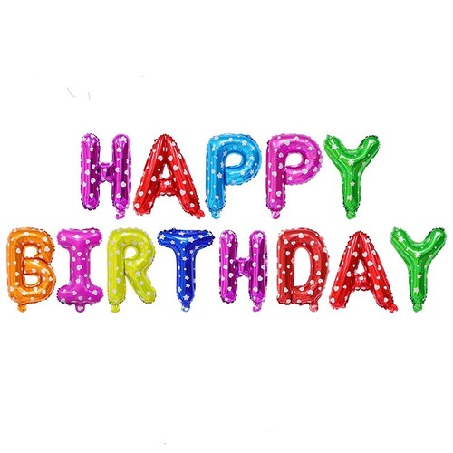 Happy Birthday Balloons Banner Balloon Bunting Party Decoration Inflating Decor - Picture 24 of 222