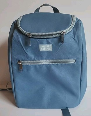 June Shine Cooler Backpack Light Blue Good Condition Bag Lunch Picnic