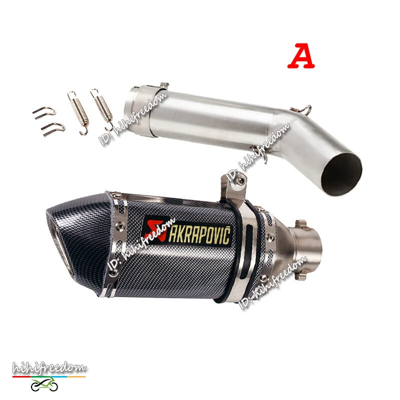 Silenciador de tubo de escape de enlace medio deslizable de 2"" para Suzuki GSXR600 GSX-R 750 2006-2007 Foto 3 de 4