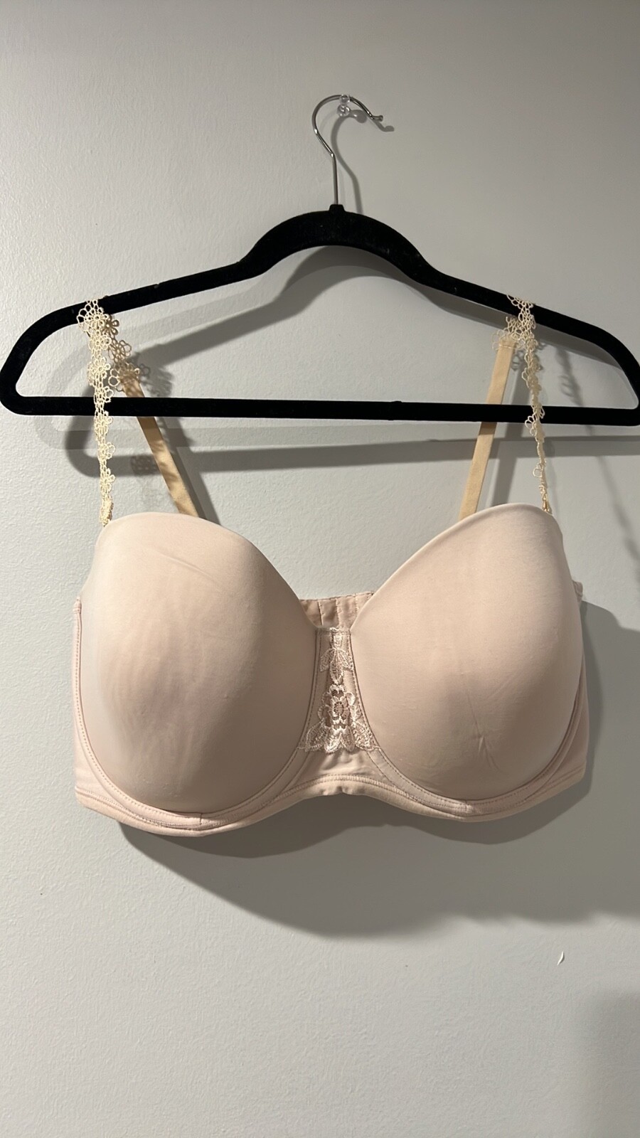 Vanity Fair 38DD Style 74380 nude Beauty Back Strapless Full Figure