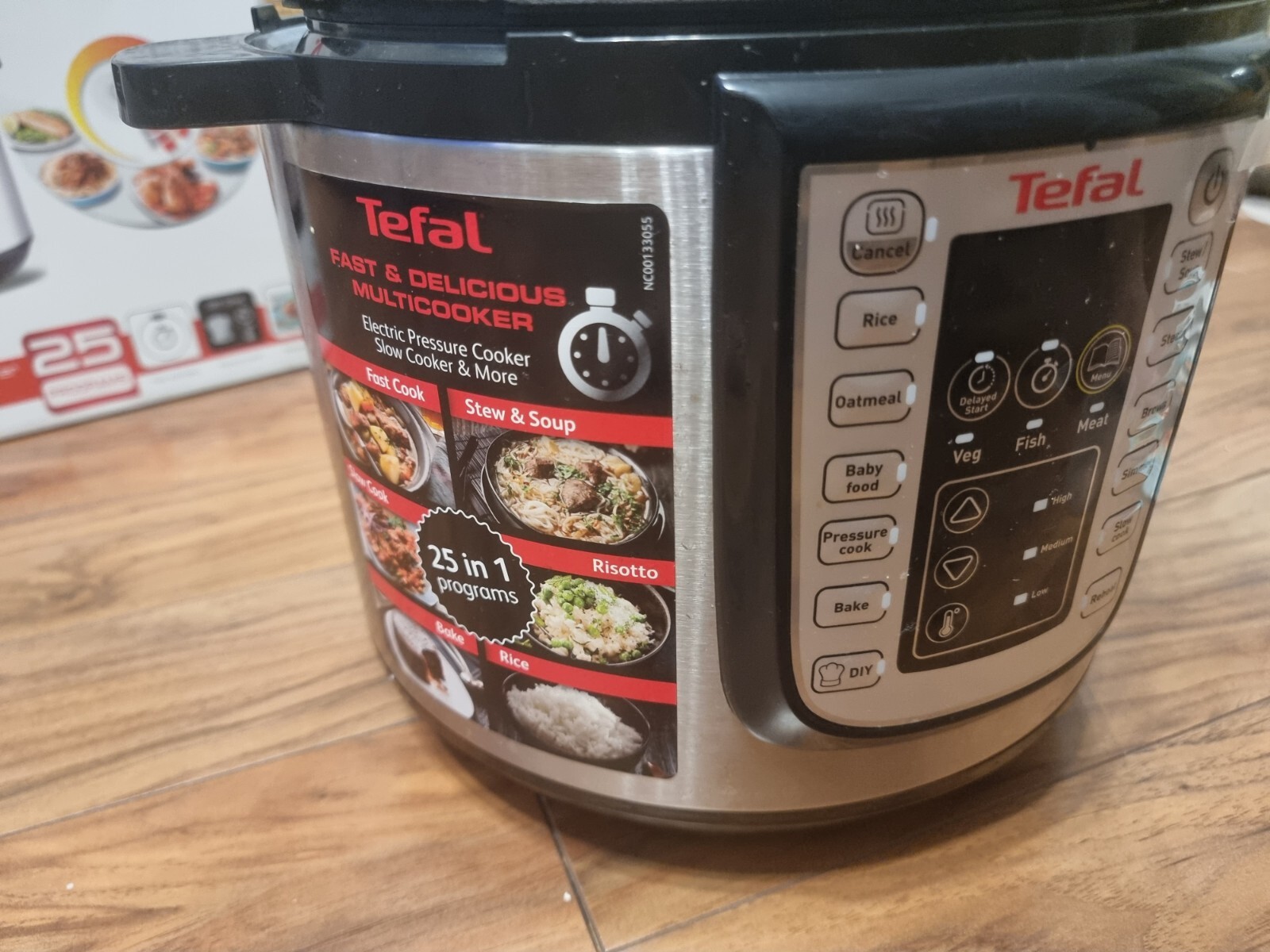 Tefal AllInOne Electric Pressure/Multi Cooker, (6 Portions), Black