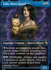 Lulu, Stern Guardian High Quality Altered Art Custom Playtest Card