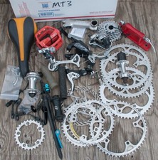 Deragliatore Shimano Bici MTB3 Vintage Shimano Freni Cassetta Corone Mountain Bike