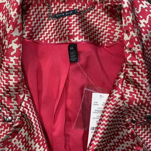 NWT White House Black Market Obsessed Plaid Trench jacket coat, size XL - Picture 2 of 4