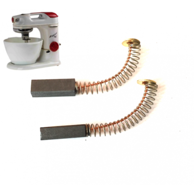 2 Paia X Spazzole Motore Kenwood Chef A701, A701a & A707 In Carbonio - Foto 8