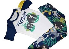 E5 NWT 4T (Fits like 3T) The Children's Place TOUGH LIKE MY DAD Snug Pajamas Set