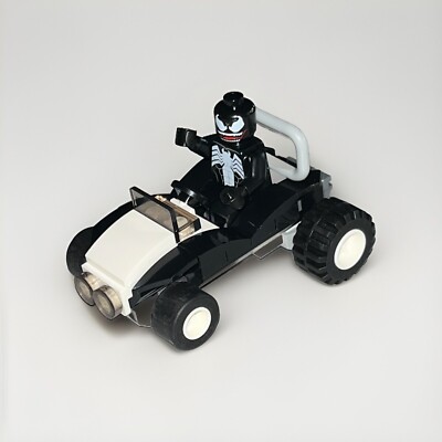   New LEGO Marvel Venom Minifigure sh542 & Buggy Vehicle (Spider-Man Set 40454)