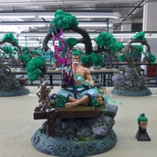 LC Studio One Piece Roronoa Zoro Resin Model Painted Statue In Stock two Heads