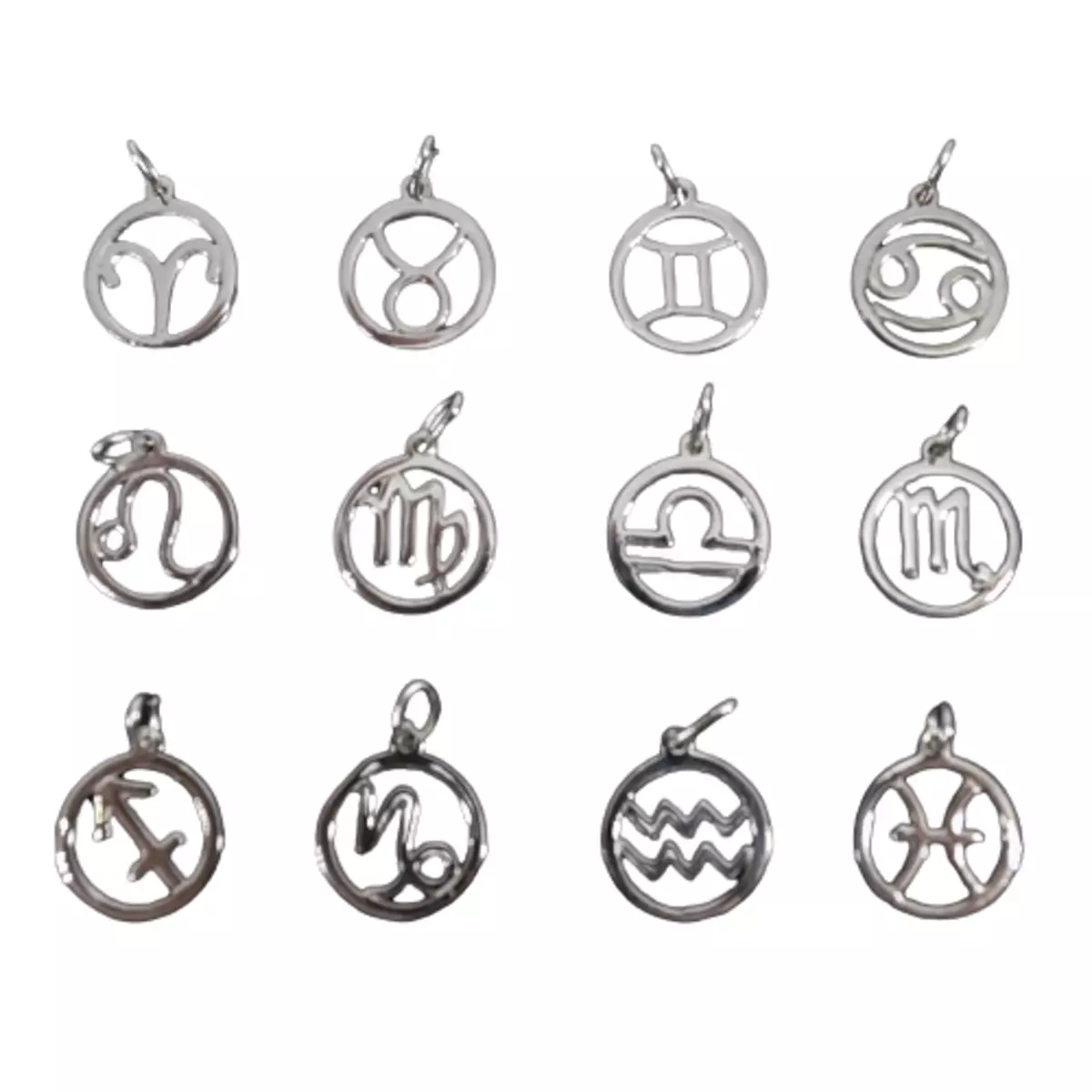 Sterling silver shop zodiac charms