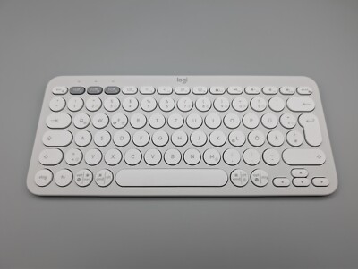 Logitech Pebble Keys 2 K380s Bluetooth Tastatur - Weiß, Deutsch