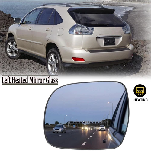 Left Side Wing Mirror Glass Heated Base Fits For 2004-09 Lexus RX300 RX330 RX350
