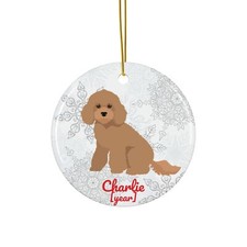 Miniature Poodle Christmas Ornament Gifts Mom Dad Tree Decoration Mini Poodle