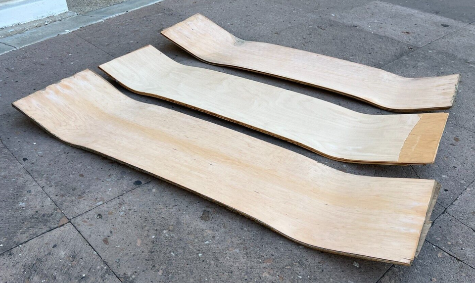 Lucid 48" Pressed Maple Skateboard Blank for DIY Longboard Skateboard