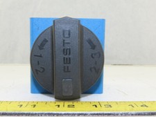 Festo HE-3/8-S-B 3/8" NPT Pneumatic Valve Switch 2 Way