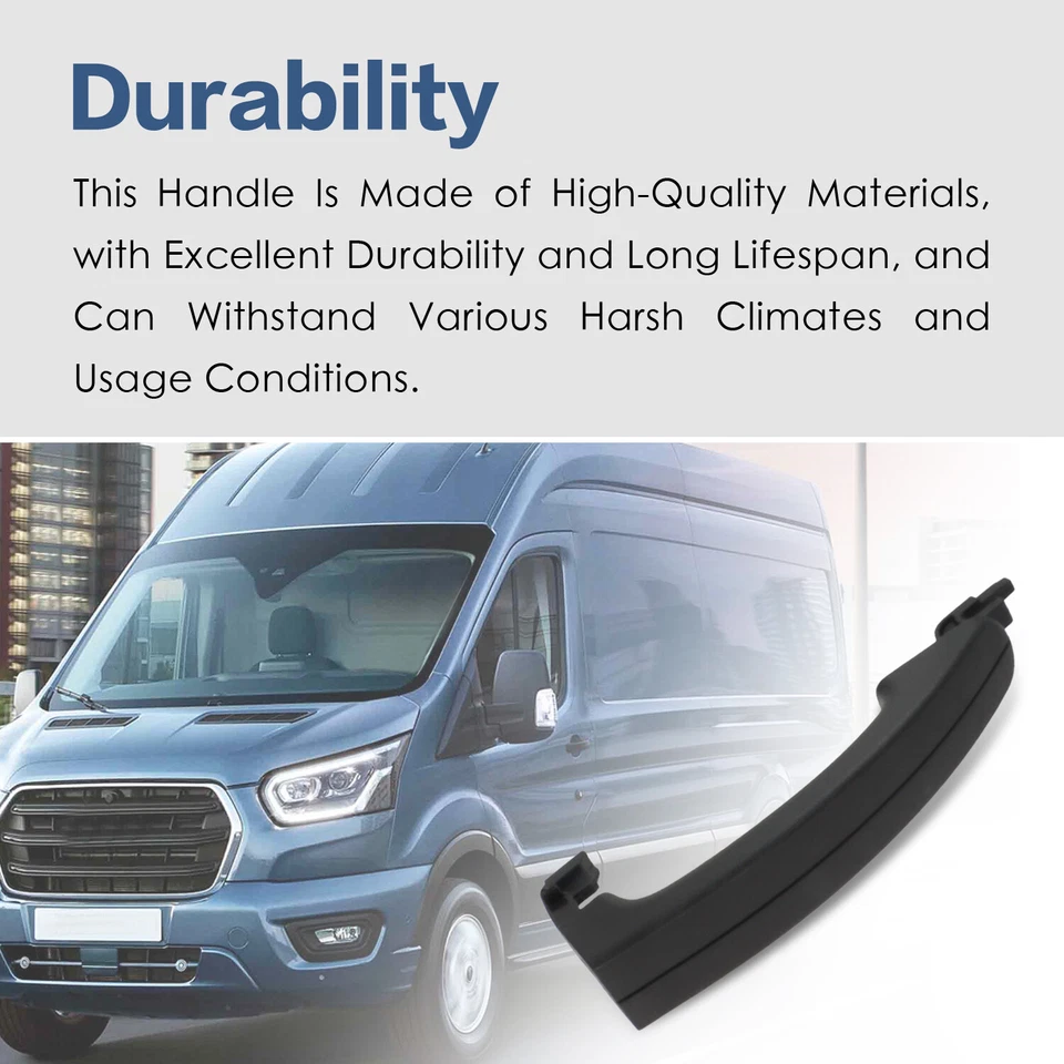 Manija de puerta corredera lateral exterior derecha para Ford Transit-150 250 350 HD 2015-2020 Foto 4 de 4