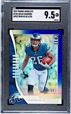 2019 Panini Absolute Miles Sanders Spectrum Blue RC #/50 SGC 9.5