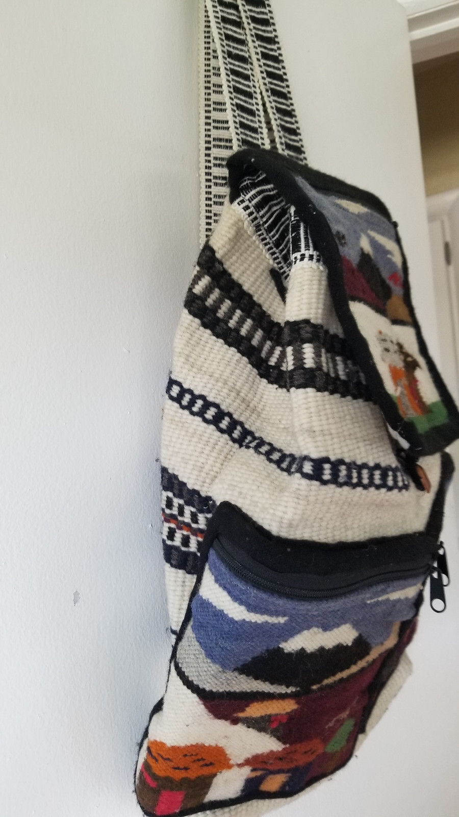 Backpack - Wool - Handcrafted Artisan Multicolor … - image 2