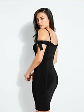 ๐ฟ๐บ NWT Guess pich pink BRITNEY BANDAGE DRESS SIZE S ๐ฟ๐บ