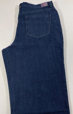 GLORIA VANDERBILT AMANDA SLIMMING JEAN HIGH RISE TAPERED LEG 20W TALL